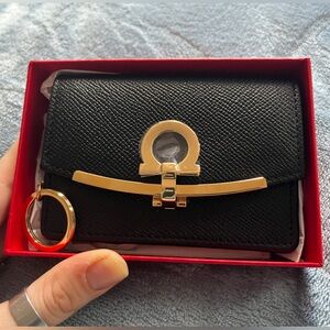 Brand new Salvatore Ferragamo wallet with key chain